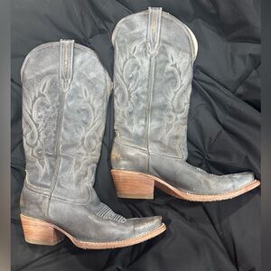 Freebird by Steven Charcoal Heeled Boots